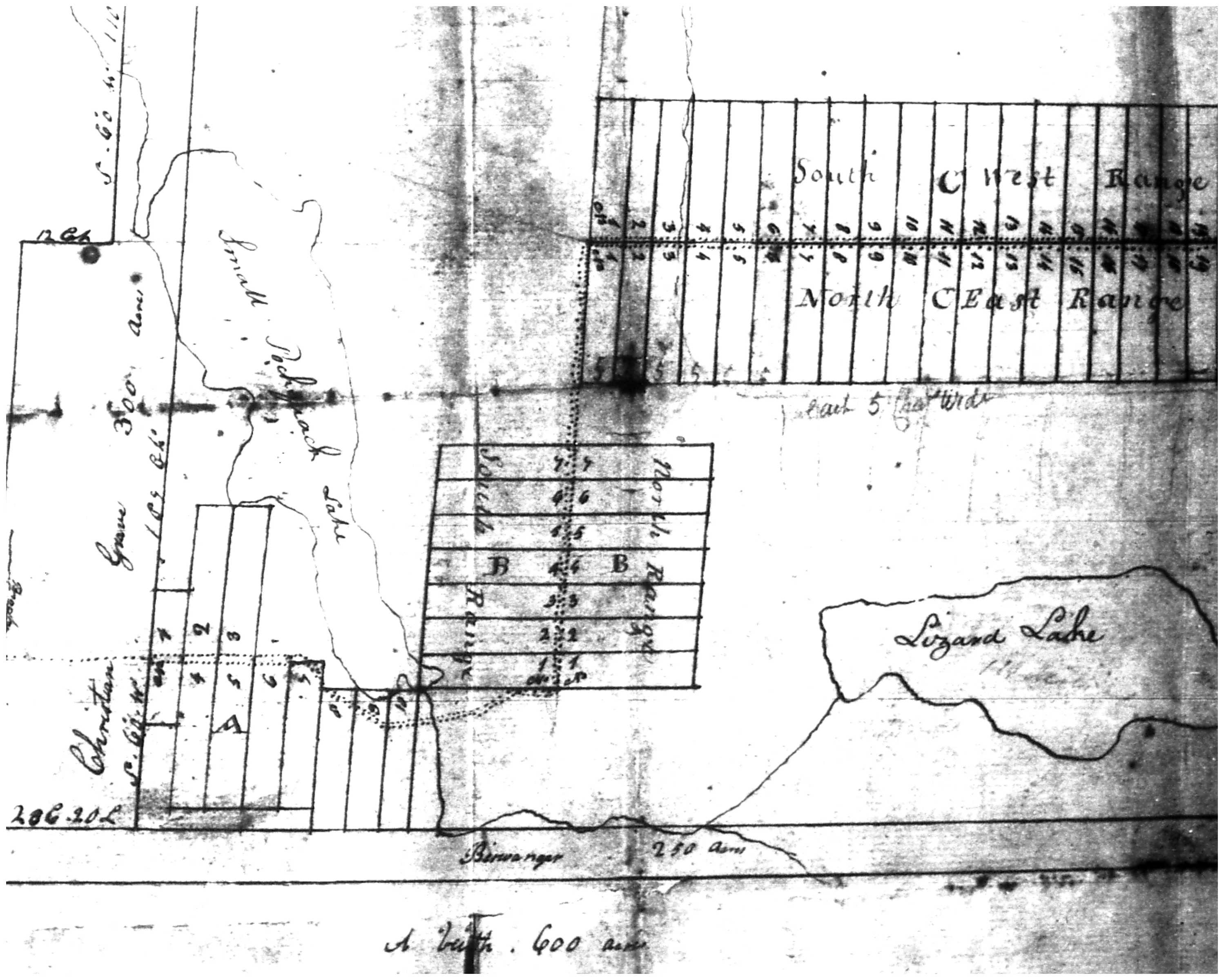 Brehm's map Hammonds Plains