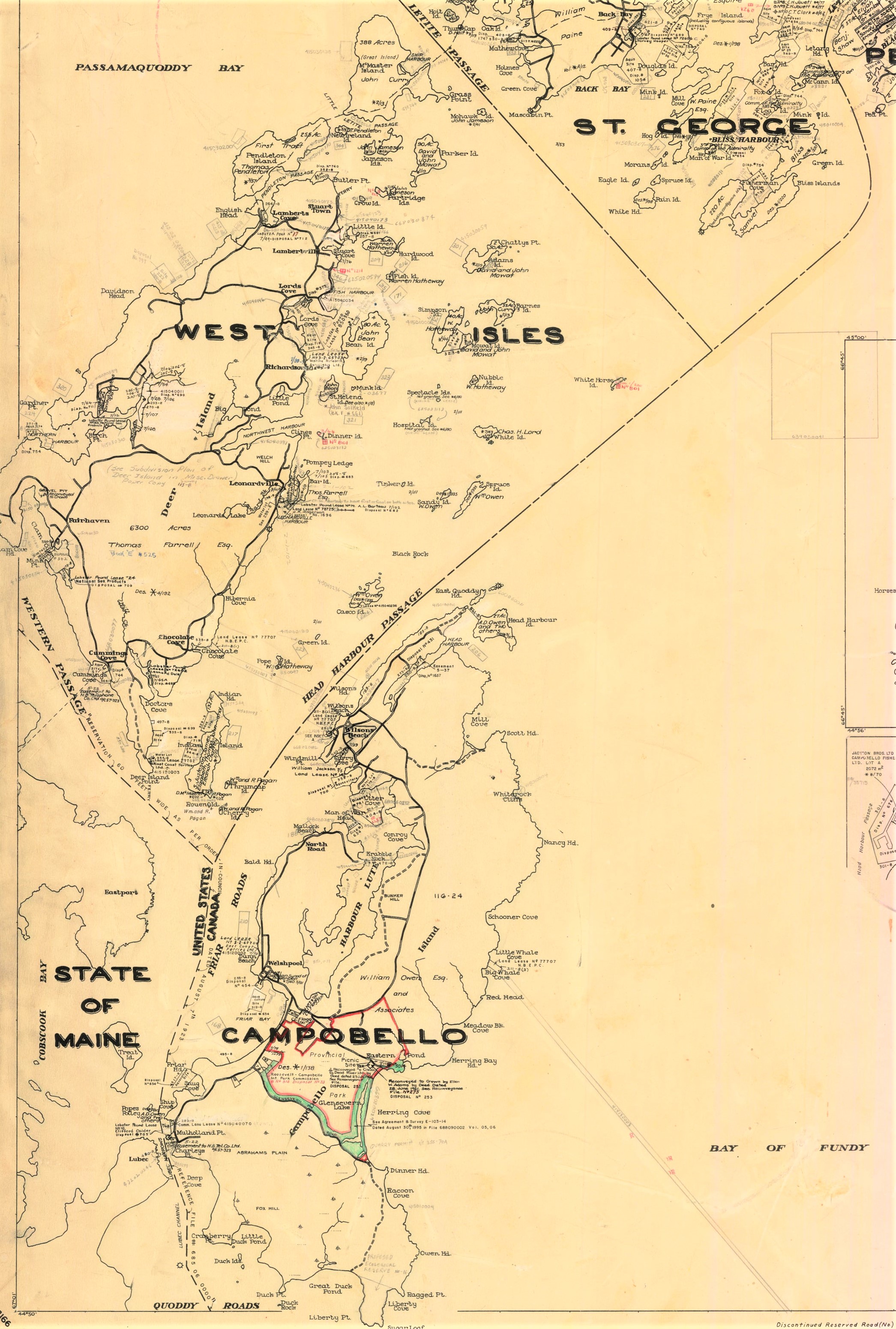 Land grant map