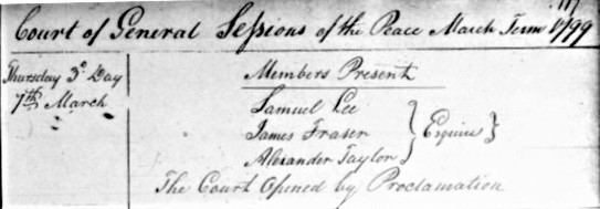 justice of the peace listing