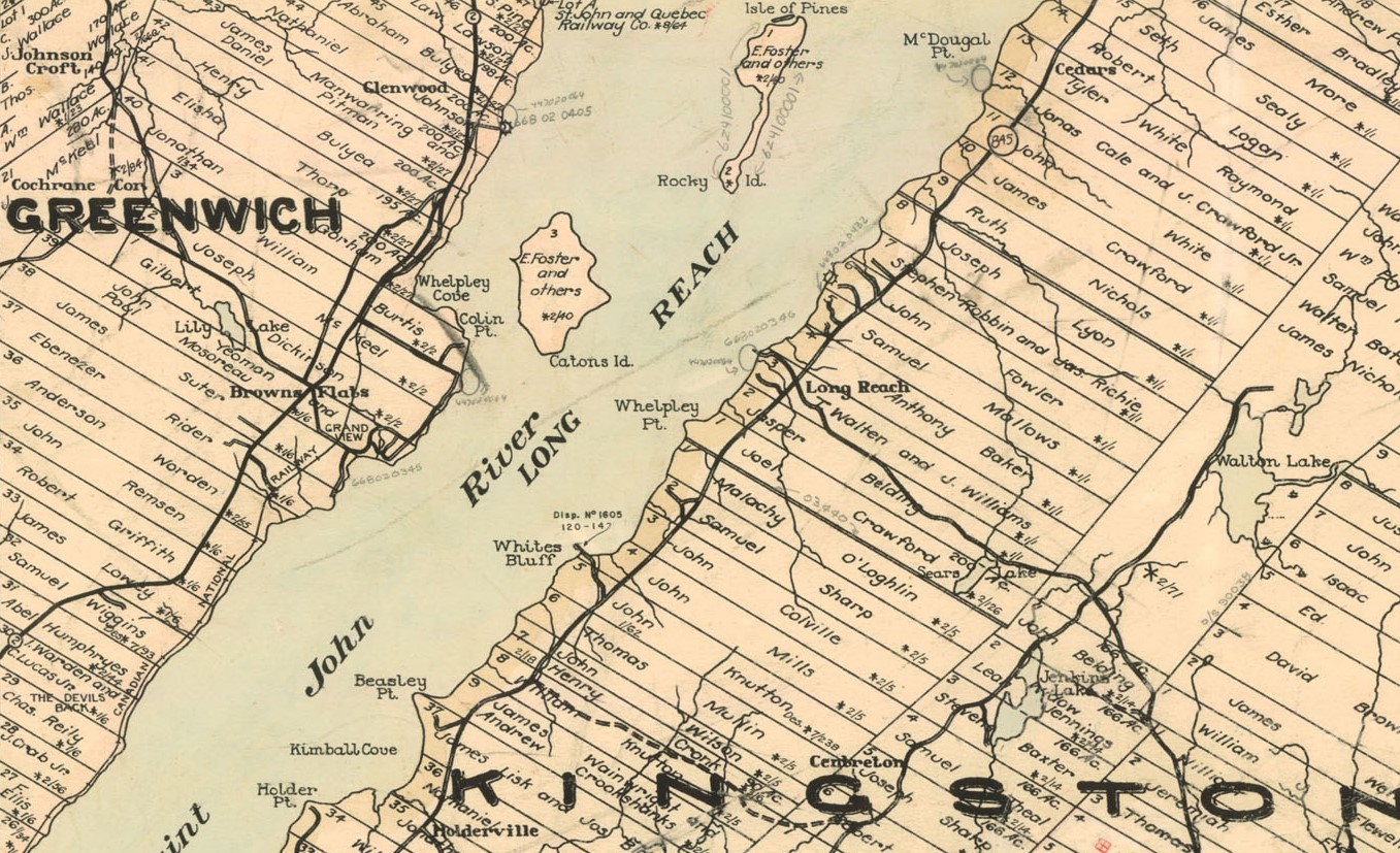 Long Read Land Grant map