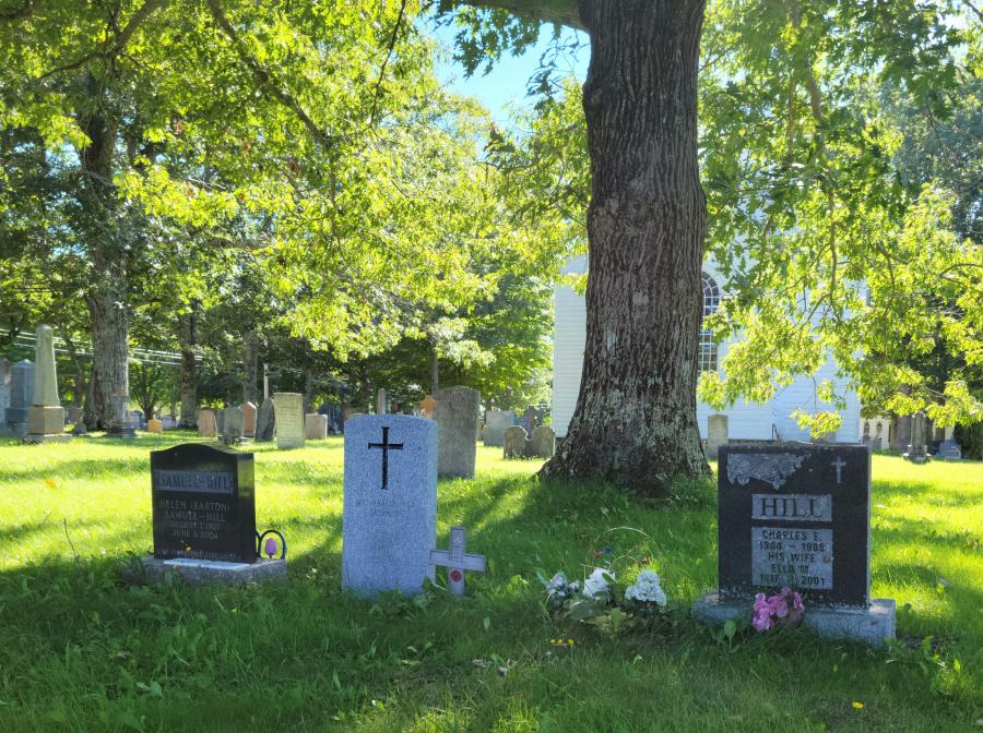 Hill gravestones
