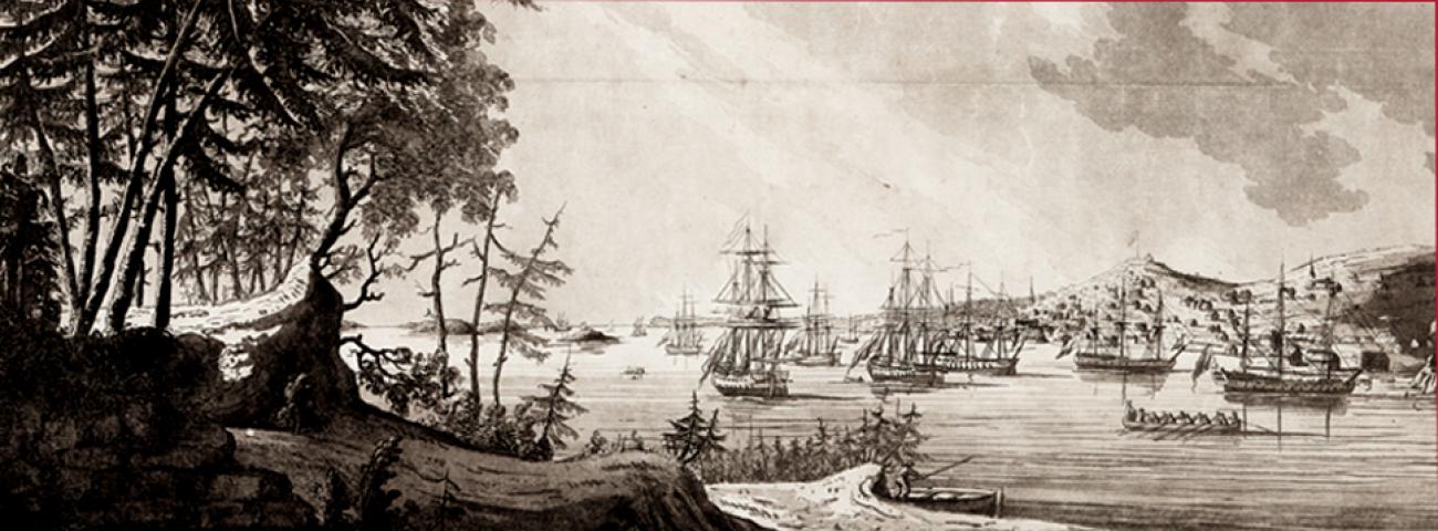 A view of the town & harbour of Halifax, from Dartmouth shore